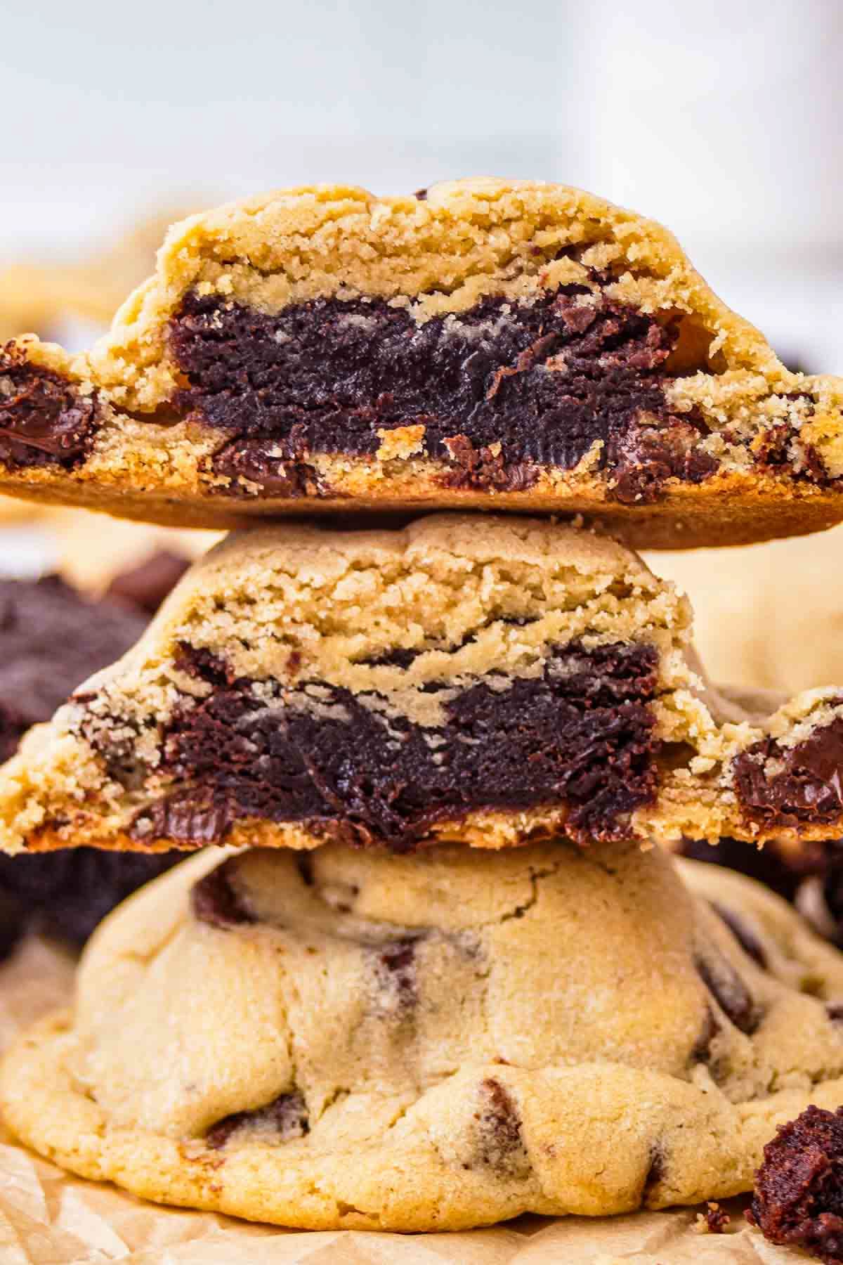 Brownie Stuffed Cookie at Saratoga Dessert Bar